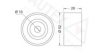OPEL 5636434 Deflection/Guide Pulley, timing belt
